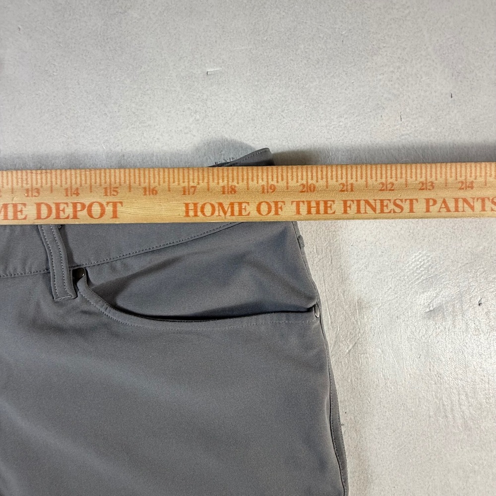 Lululemon ABC Warpstreme Pants Mens 38X30 Gray Slim Fit Technical Fabric LM5A43S - Picture 5 of 8
